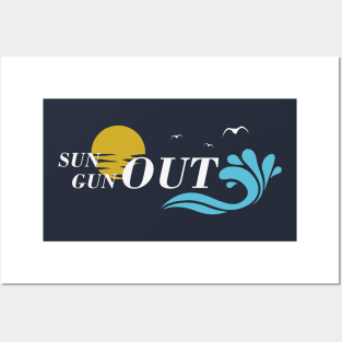 sun out gun out Posters and Art